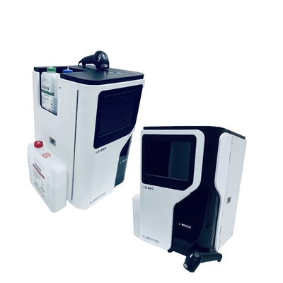 Cv automatico dell'analizzatore di HPLC di HbA1c meno l'esposizione LCD di alto colore pieno di correlazione di 2%