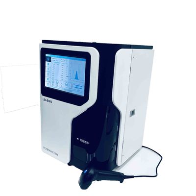 90 sangue dell'analizzatore di HPLC HbA1c di secondi intero/pre campione 10" del diluente esposizione LCD di colore pieno