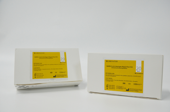 100,00% prova di Labnovation delle prove del corredo 20 della prova dell'antigene RTK di specificità SARS-CoV-2