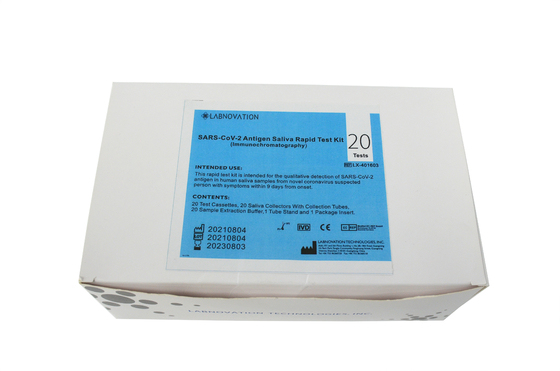 Dispositivo Immunochromatography della prova della saliva di Labnovation di accuratezza di 98,02 per cento