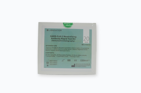 Prova rapida di neutralizzazione Kit For Epidemiology Research dell'anticorpo SARS-CoV-2