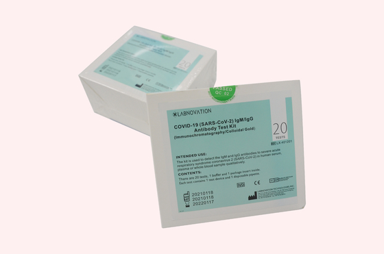 Corredo 2C della prova dell'anticorpo della cassetta CoV-19 IgG IgM di IVD agli impiegati di stoccaggio 30C