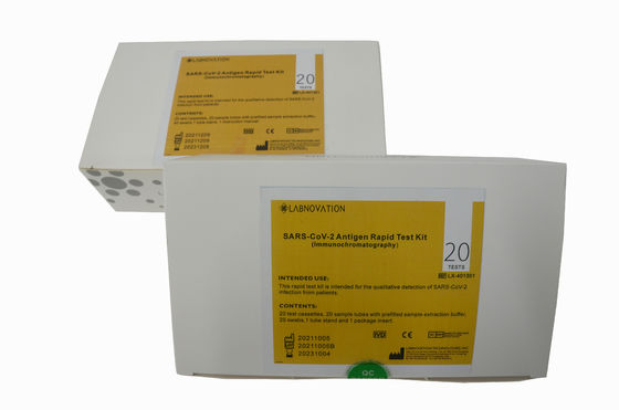 Prova rapida 20Test dell'antigene della prova dell'antigene rapido del corredo COVID-19 per uso difficile professionale