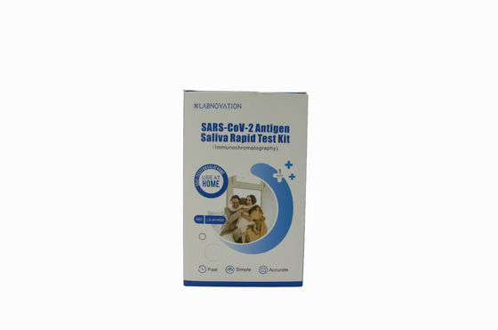 Prova rapida Kit Self Test Single Package della saliva dell'antigene di Labnovation SAR CoV 2