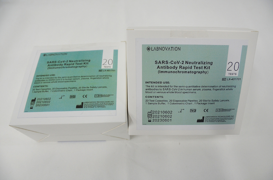 Accuratezza di neutralizzazione rapida del corredo 95,00% della prova dell'anticorpo ISO13485