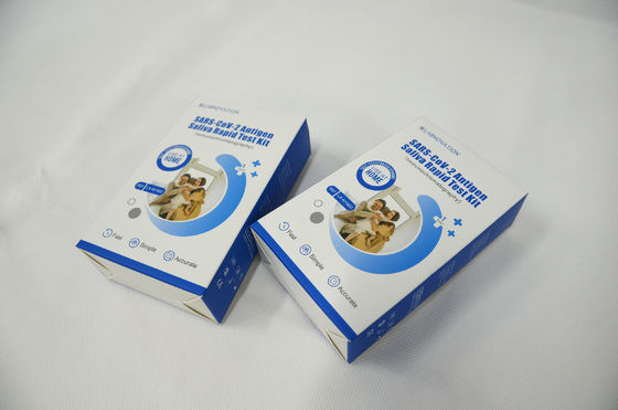 qualità  SARS-CoV-2 Saliva Self Test Kit Single Pack Portable RTK Ag Saliva Test Kit fabbrica