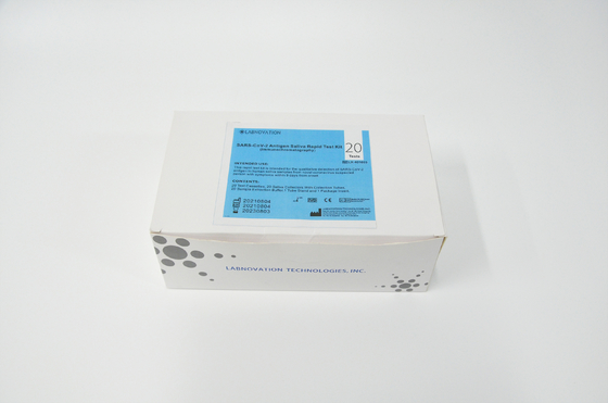Iso prova di plastica Kit Immunochromatography dell'antigene della saliva di 9001 tutta la gente