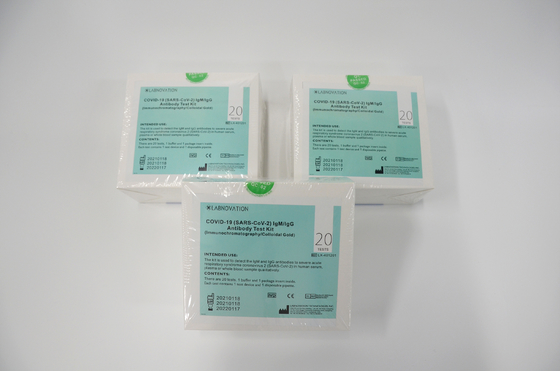 Prova rapida Kit Immunochromatography dell'anticorpo di 20PCS SARS-CoV-2