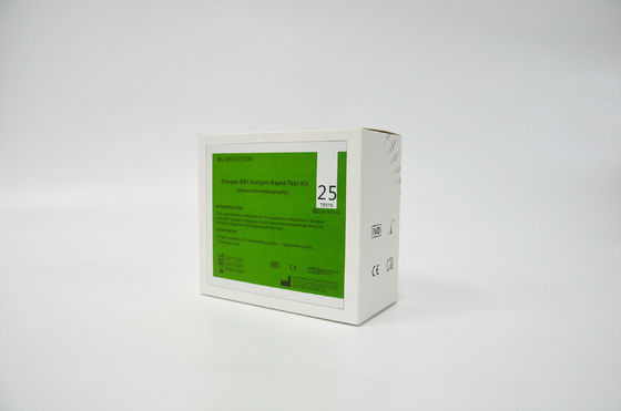 Prova bianca Kit Rapid Chromatographic Immunoassay dell'antigene di febbre rompiossa NS1 di accuratezza di 95%