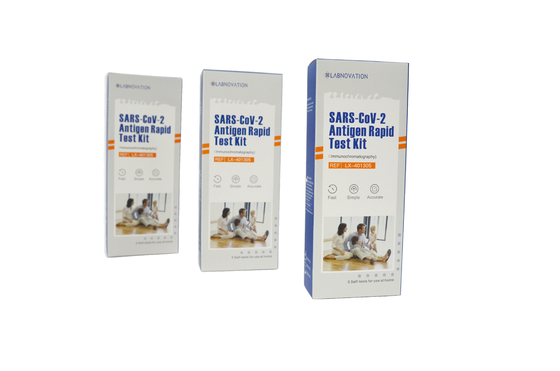 Prova rapida Kit Result In SAR Cov 2 dell'antigene di plastica di ISO9001 prova di Labnovation di 15 minuti