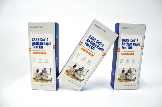 Prova rapida Kit Result In SAR Cov 2 dell'antigene di plastica di ISO9001 prova di Labnovation di 15 minuti