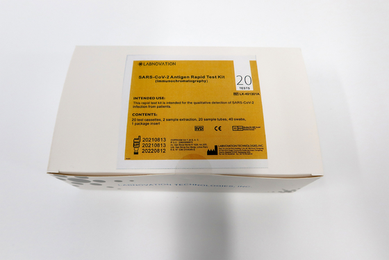 Prova rapida Kit Qualitative Detection One Step dell'antigene di Labnovation SARS-CoV-2