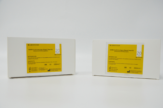 100,00% prova di Labnovation delle prove del corredo 20 della prova dell'antigene RTK di specificità SARS-CoV-2