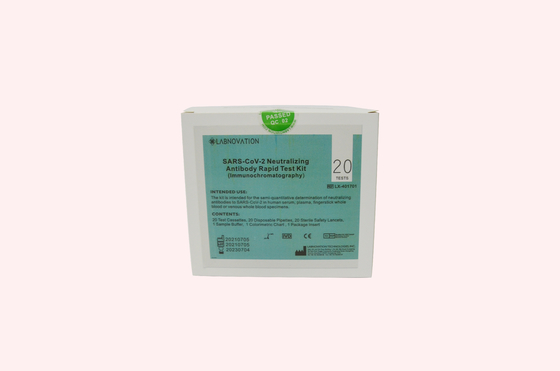 Corredi di neutralizzazione 20PCS della prova dell'anticorpo COVID-19 per uso professionale
