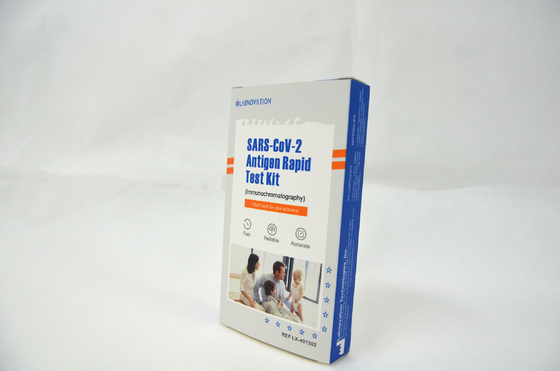 Il corredo di prova d'autoverifica ISO13485 dell'antigene SARS-CoV-2 ha certificato il corredo rapido del test diagnostico dell'antigene
