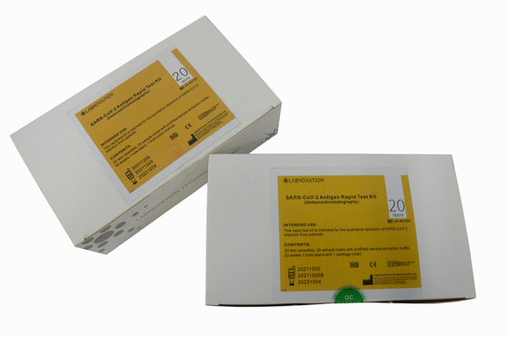 Prove rapide di accuratezza 20 del corredo 99% della prova dell'antigene della prova dell'antigene rapido del corredo CoV-19 per scatola