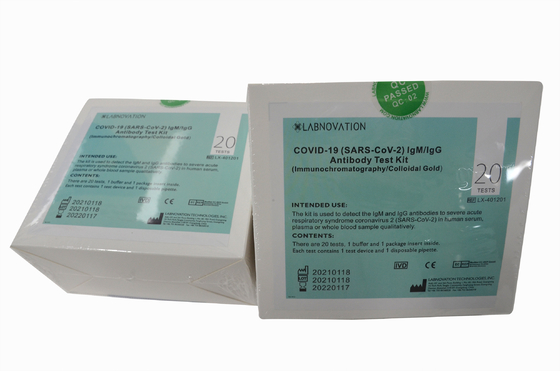Prova rapida Kit Antibody di IgG IgM di tempestiva dell'anticorpo della prova rilevazione qualitativa del corredo ISO9001