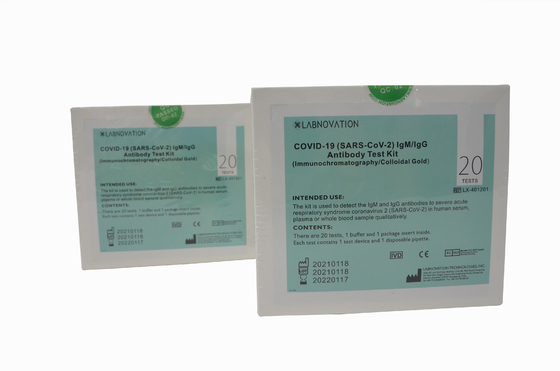 Prova rapida Kit Antibody di IgG IgM di tempestiva dell'anticorpo della prova rilevazione qualitativa del corredo ISO9001