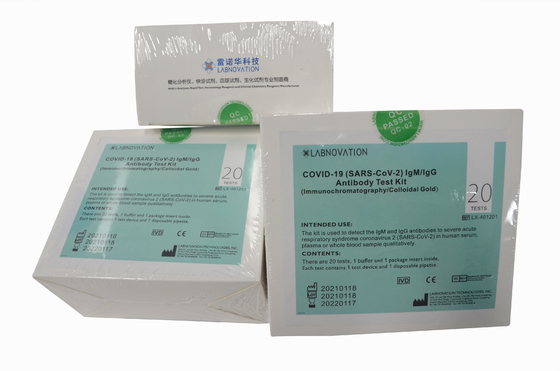 Corredo rapido della prova di Kit Serum Plasma Whole Blood IgG/IgM Raoid della prova dell'anticorpo di alta precisione