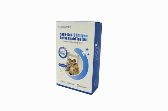 Prova rapida Kit Self Test Single Package della saliva dell'antigene di Labnovation SAR CoV 2