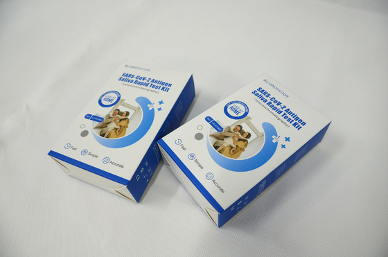 Corredo di prova d'autoverifica della prova della saliva RTK AG di Kit Single Pack Portable della saliva SARS-CoV-2