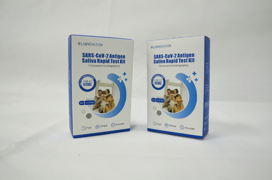 Corredo di prova d'autoverifica della prova della saliva RTK AG di Kit Single Pack Portable della saliva SARS-CoV-2