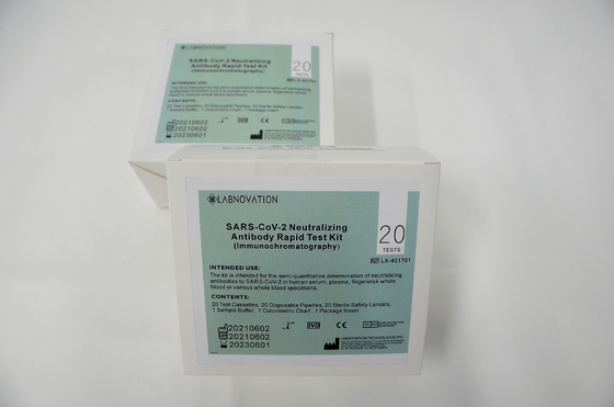 Esemplare di neutralizzazione universale di Kit Whole Blood Serum Plasma della prova dell'anticorpo ISO9001
