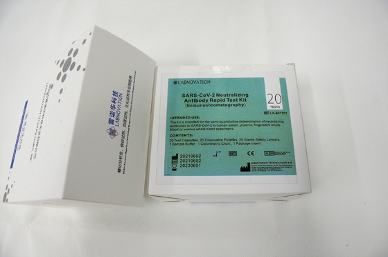 Accuratezza di neutralizzazione rapida del corredo 95,00% della prova dell'anticorpo ISO13485