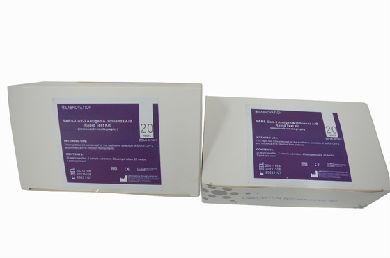 Accuratezza nasale del corredo 90% della prova di influenza ab dell'antigene dei tamponi COVID-19