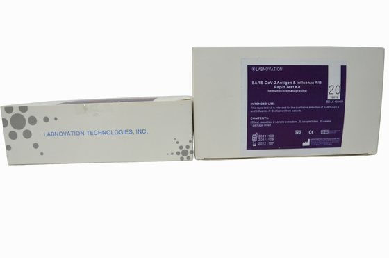 Prova rapida Kit Combo Antigen Influenza A di influenza del tampone orofaringeo &amp; corredo della prova di B