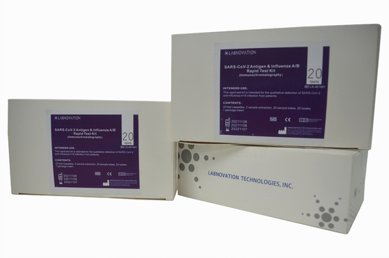 Cassette veloci della prova del corredo 20 della prova di influenza ab dell'antigene di Labnovation