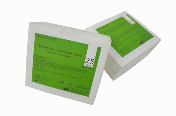 25PCS corredi rapidi professionali di Kit Negative Positive Dengue Test della prova di febbre rompiossa NS1