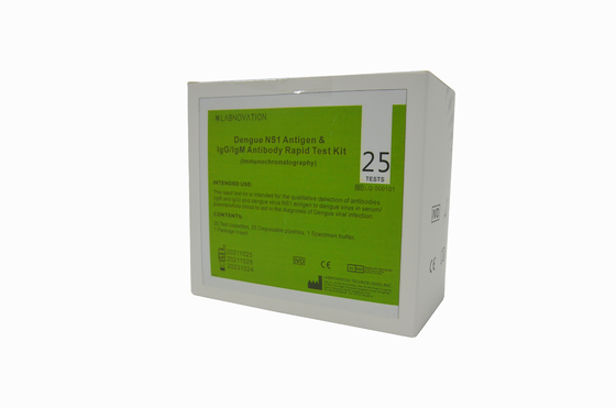 Prova Kit For NS1 IgM IgG dell'anticorpo dell'antigene di febbre rompiossa delle prove ISO13485 25